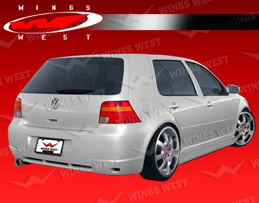 VIS Racing - Volkswagen Golf VIS Racing JPC Type A Rear Bumper - 99VWGOF2DJPCA-002