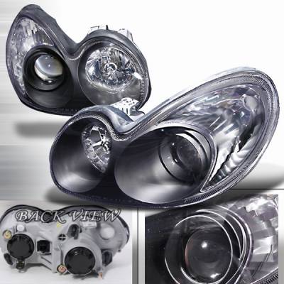 Custom Disco - Hyundai Sonata Custom Disco Black Projector Headlights - LHP-SON02JM-KS