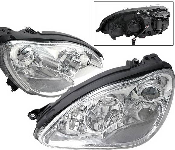 4 Car Option - Mercedes-Benz S Class 4 Car Option Projector Headlights with Motor - LP-MBW220CM-DP