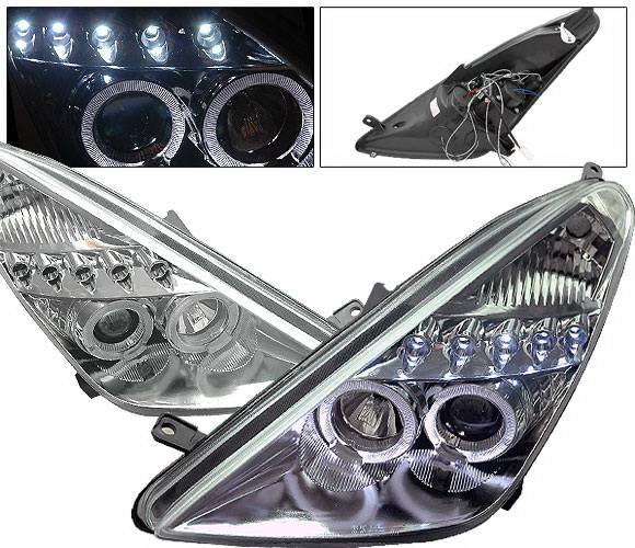 4CarOption - Toyota Celica 4CarOption Halo Projector Headlights - LP-TCEL00C-5