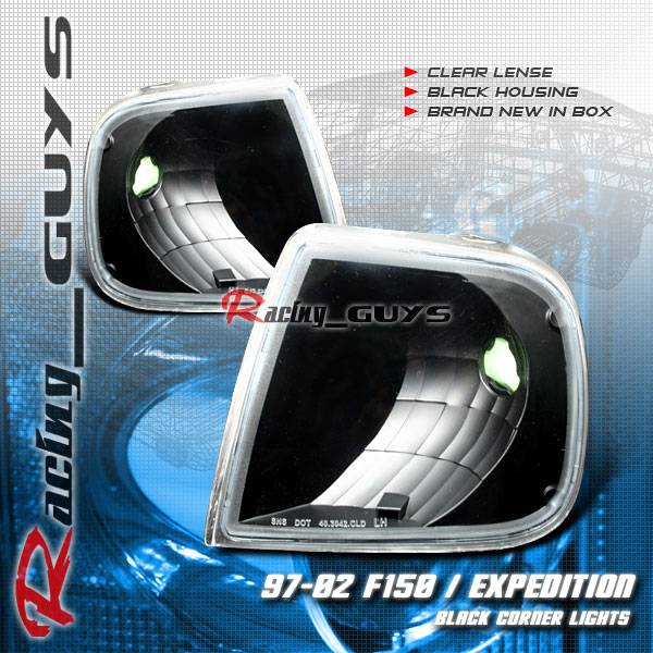 Custom - Black Clear Lense Corner Lights