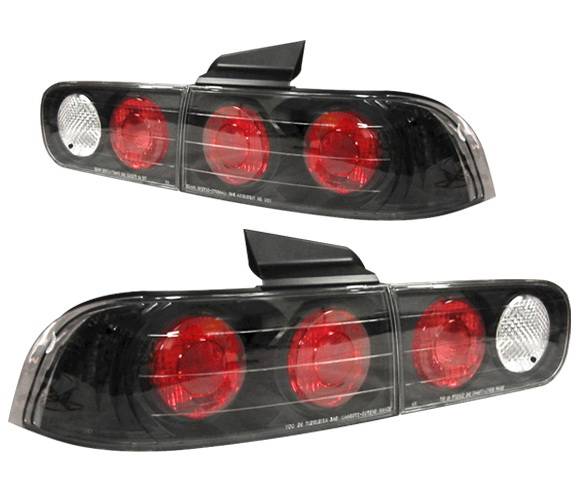 4 Car Option - Acura Integra 4DR 4 Car Option Altezza Taillights - Black - LT-AI944JB-YD