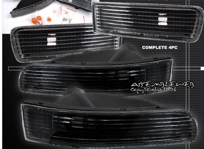 Custom - Euro Black Bumper Lights