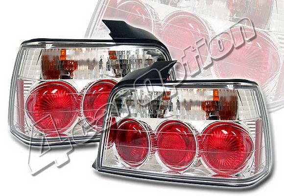 4 Car Option - BMW 3 Series 4DR 4 Car Option Altezza Taillights - Chrome - LT-B364A-KS