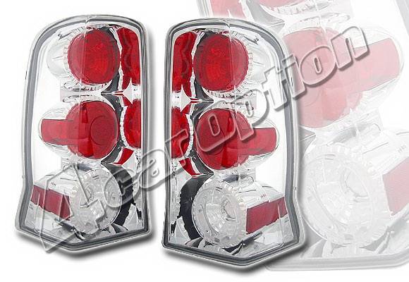 4 Car Option - Cadillac Escalade 4 Car Option Altezza Taillights - Chrome - LT-CAE02A-YD