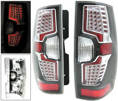 4 Car Option - Chevrolet Suburban 4 Car Option LED Taillights - Black - LT-CST07LEDJB-7
