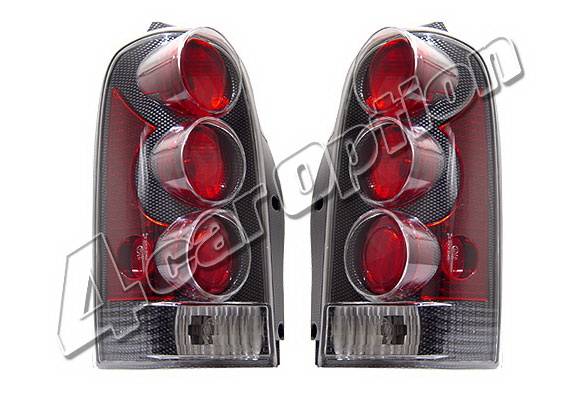 4 Car Option - Chevrolet Venture 4 Car Option Taillights - Carbon Fiber Style - LT-CV97CF-KS