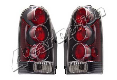 4 Car Option - Pontiac Trans Sport 4 Car Option Taillights - Black - LT-CV97JB-KS