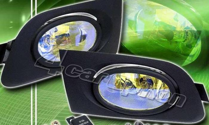 Custom - Black Housing Yellow Fog Lights