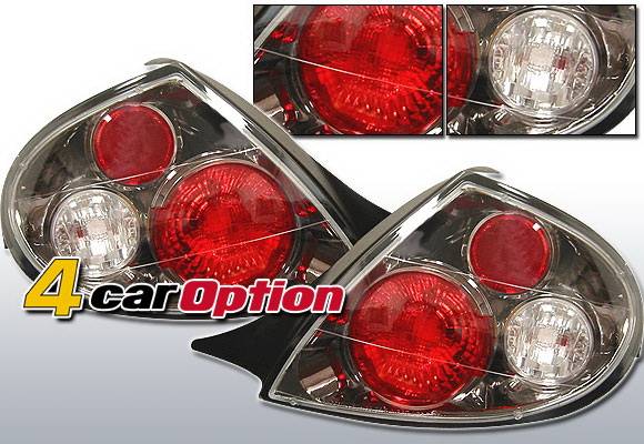 4 Car Option - Dodge Neon 4 Car Option Altezza Taillights - Gunmetal - LT-DN00G-YD