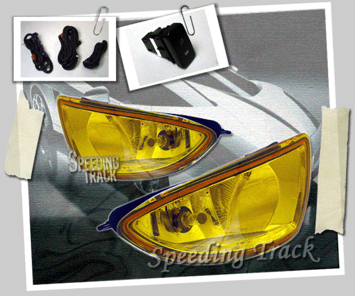 Custom - Angel Eyes Yellow Fog Lights