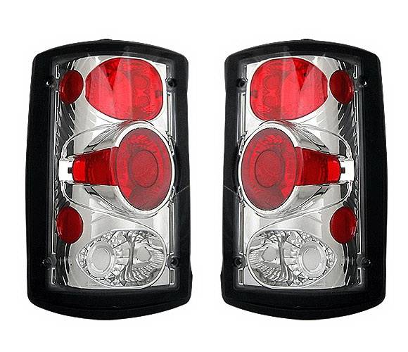 4 Car Option - Ford Excursion 4 Car Option Altezza Taillights - Chrome - LT-FEC00A-KS