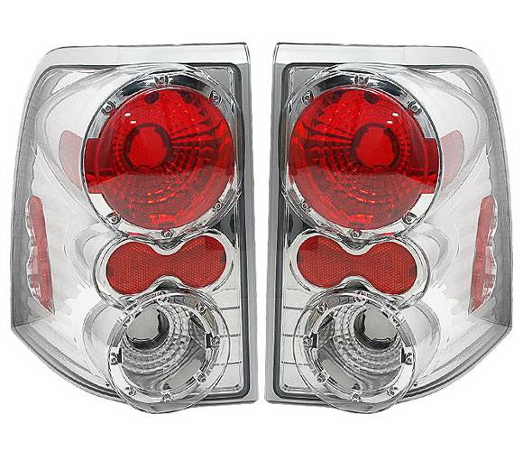 4 Car Option - Ford Explorer 4 Car Option Altezza Taillights - Chrome - LT-FER02C-6