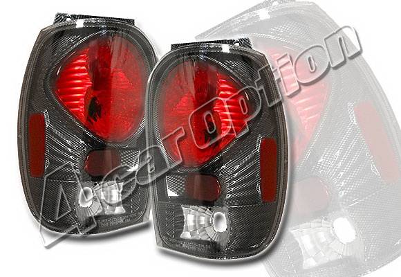 4 Car Option - Ford Explorer 4 Car Option Altezza Taillights - Carbon Fiber Style - LT-FER98F-YD