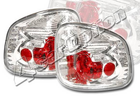 4 Car Option - Ford F150 4 Car Option Altezza Taillights - Chrome - LT-FF01FA-YD