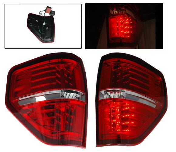 4CarOption - Ford F150 4CarOption LED Taillights - LT-FF09LEDRC-KS