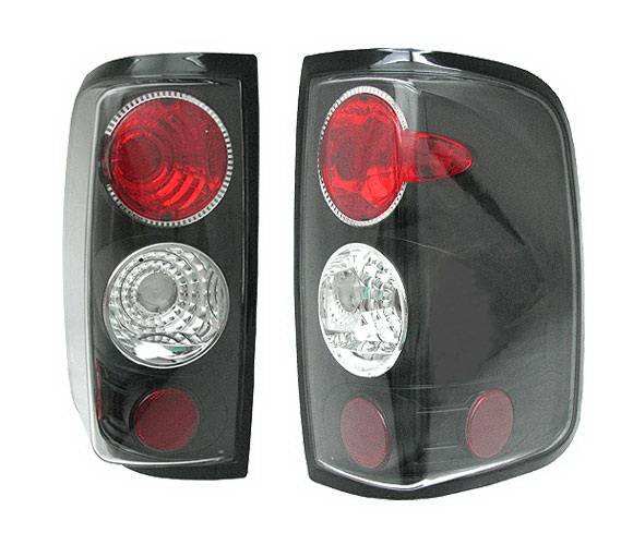 4 Car Option - Ford F150 4 Car Option Altezza Taillights - Black - LT-FF15004JB-YD