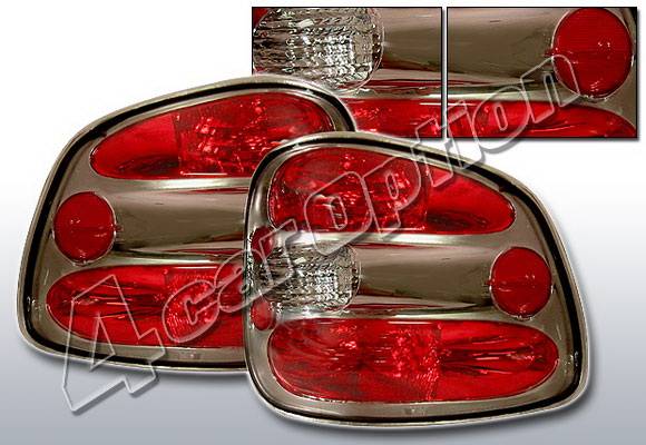 4 Car Option - Ford F150 4 Car Option Altezza Taillights - Gunmetal - LT-FF97FB-KS