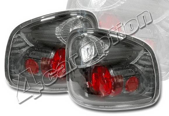 4 Car Option - Ford F150 4 Car Option Altezza Taillights - Carbon Fiber Style - LT-FF97FF-YD