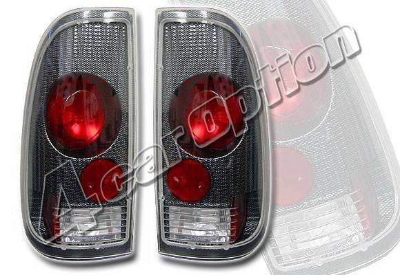 4 Car Option - Ford F150 4 Car Option Altezza Taillights - Carbon Fiber Style - LT-FF97SF-YD