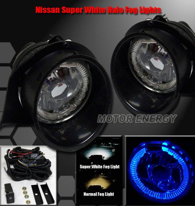 Custom - Super White Halo Fog Lights