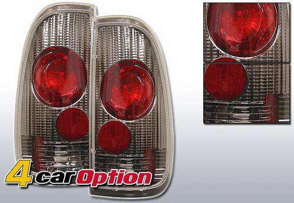 4 Car Option - Ford F150 4 Car Option Altezza Taillights - Gunmetal - LT-FF97SG-YD
