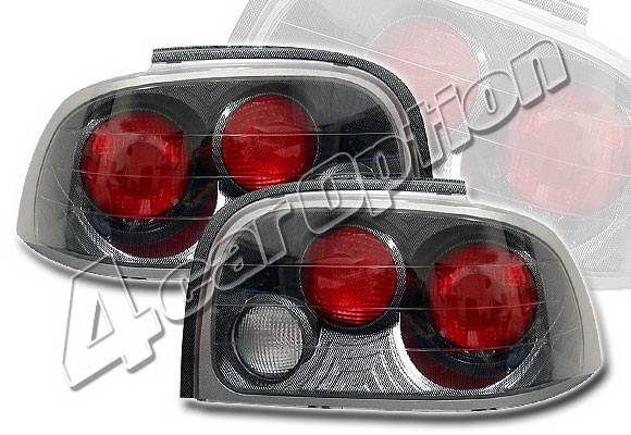 4 Car Option - Ford Mustang 4 Car Option Altezza Taillights - Carbon Fiber Style - LT-FM96F-YD