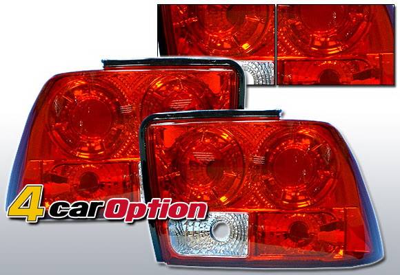 4 Car Option - Ford Mustang 4 Car Option Altezza Taillights - Red - LT-FM99R-YD