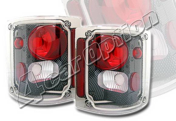 4 Car Option - GMC C10 4 Car Option Altezza Taillights - Carbon Fiber Style - LT-GC73F-KS