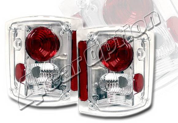4 Car Option - Chevrolet C10 4 Car Option Altezza Taillights - Chrome - LT-GC87A-KS