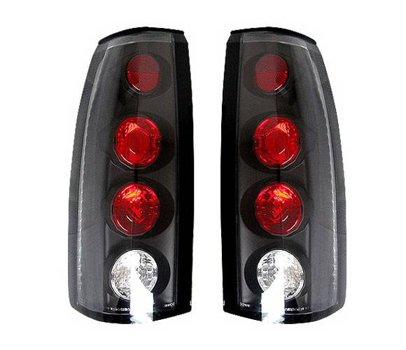 4 Car Option - Chevrolet C10 4 Car Option Altezza Taillights - V1 - Black - LT-GC88JB-YD