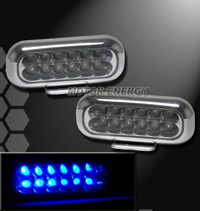 Custom - Blue 12 Led Fog Lights