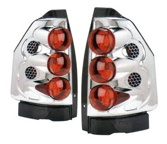 4 Car Option - GMC Envoy 4 Car Option Altezza Taillights - Chrome - LT-GE02A-KS
