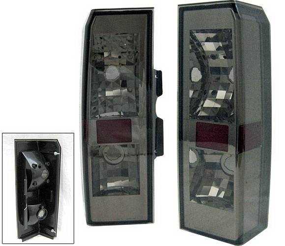 4 Car Option - Hummer H3 4 Car Option Taillights - Red & Smoke - LT-GHH305RSM-5