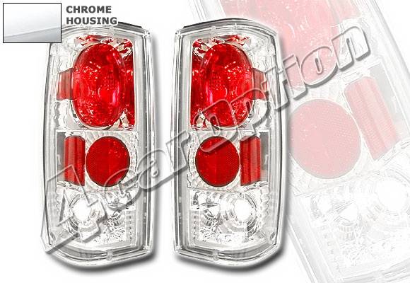 4 Car Option - Chevrolet S10 4 Car Option Altezza Taillights - Chrome - LT-GS82A-YD