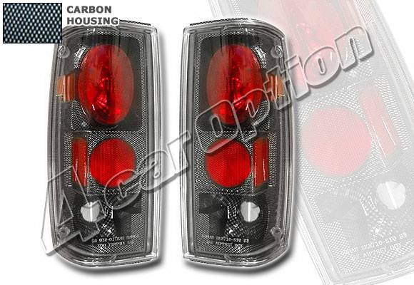 4 Car Option - Chevrolet S10 4 Car Option Altezza Taillights - Carbon Fiber Style - LT-GS82F-YD