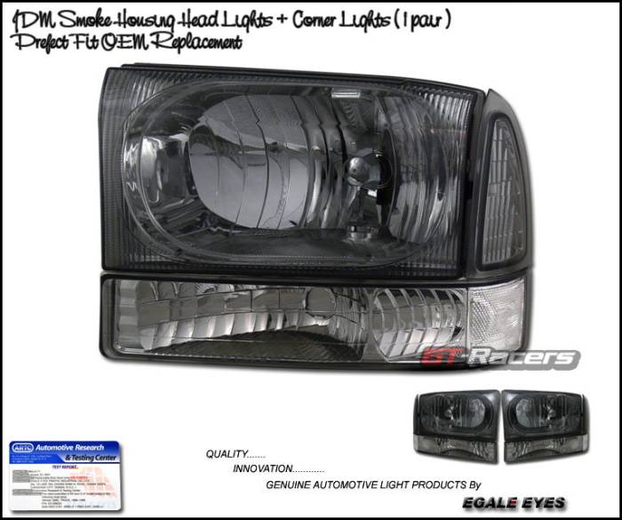 Custom - JDM Smoke Headlights With Corner Lights