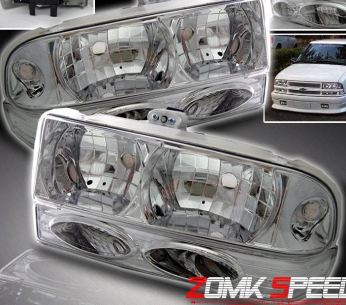 Custom - Crystal Headlights With Bumper Lights