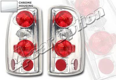 4 Car Option - Chevrolet Suburban 4 Car Option Altezza Taillights - Chrome - LT-GST02A-KS