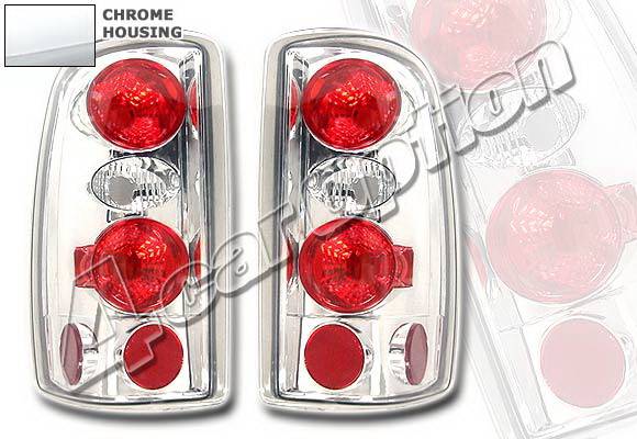 4 Car Option - Chevrolet Suburban 4 Car Option Altezza Taillights - Chrome - LT-GST02A-KS