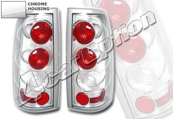 4 Car Option - Chevrolet Silverado 4 Car Option Altezza Taillights - Chrome - LT-GSV03A-YD