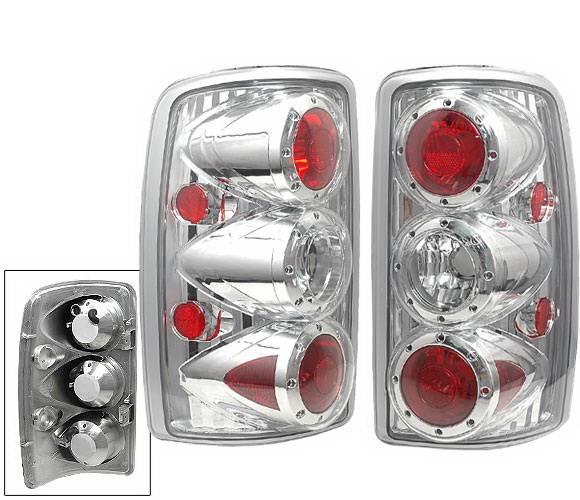 4 Car Option - GMC Denali 4 Car Option Taillights - Chrome - LT-GYD00C-6