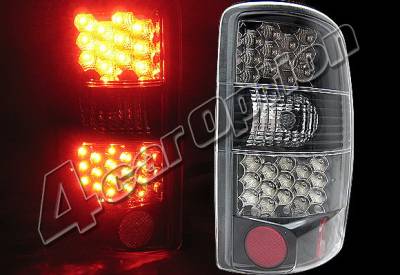 4 Car Option - GMC Denali 4 Car Option LED Taillights - Black - LT-GYD00LEDJB-KS