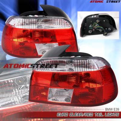 Custom - RED Clear Tail Lights