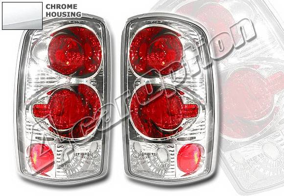 4 Car Option - GMC Yukon 4 Car Option Altezza Taillights - Chrome - LT-GYD01A-YD