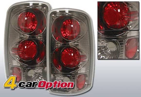 4 Car Option - GMC Denali 4 Car Option Altezza Taillights - Gunmetal - LT-GYD01G-YD