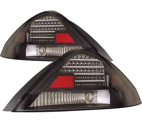 4 Car Option - Honda Accord 2DR 4 Car Option LED Taillights - Black - LT-HA032LEDJB-KS