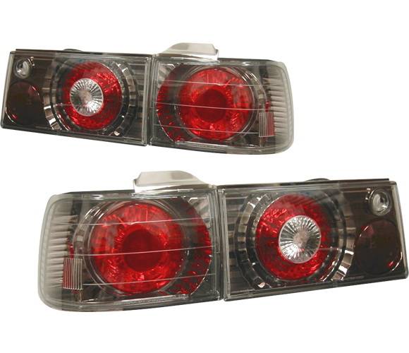 4 Car Option - Honda Accord 4 Car Option Altezza Taillights - V2 - Gunmetal - LT-HA90G2-YD