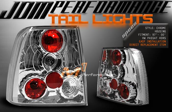 Custom - Passat 4DR Chrome Tail Lights