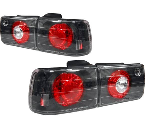 4 Car Option - Honda Accord 4 Car Option Altezza Taillights - Black - LT-HA92JB-YD